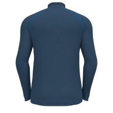 Odlo Fleece Long Sleeve Shirt 1/2 Zip Rigi (warm, Microfleece) blue wing blue Men